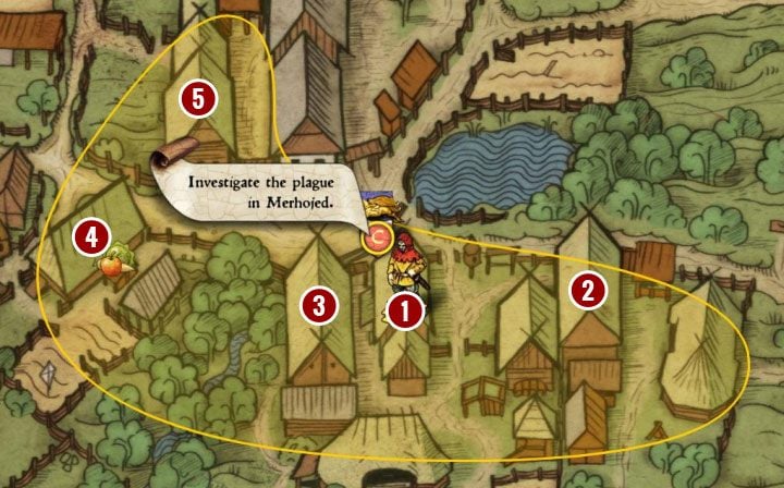 Find the sick in Merhojed (Pestilence Quest Map 01)